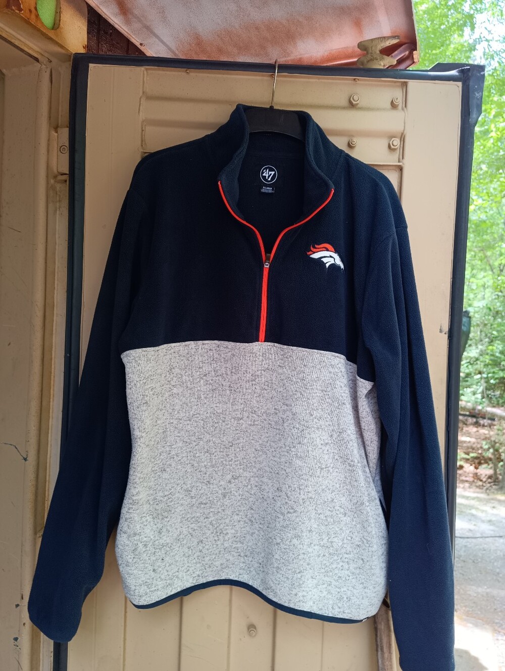 Denver Broncos 1/4 Zip Fleece XL